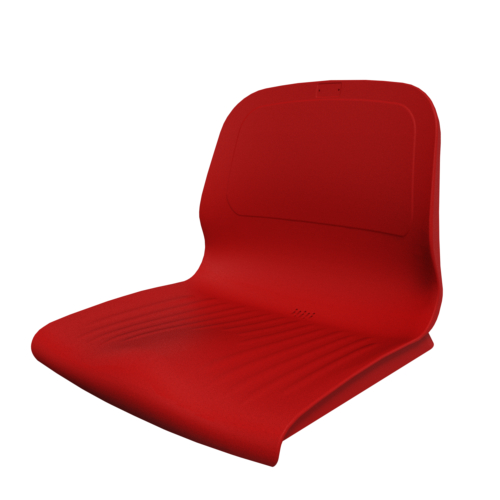 Asiento deportivo rojo modelo SPARK